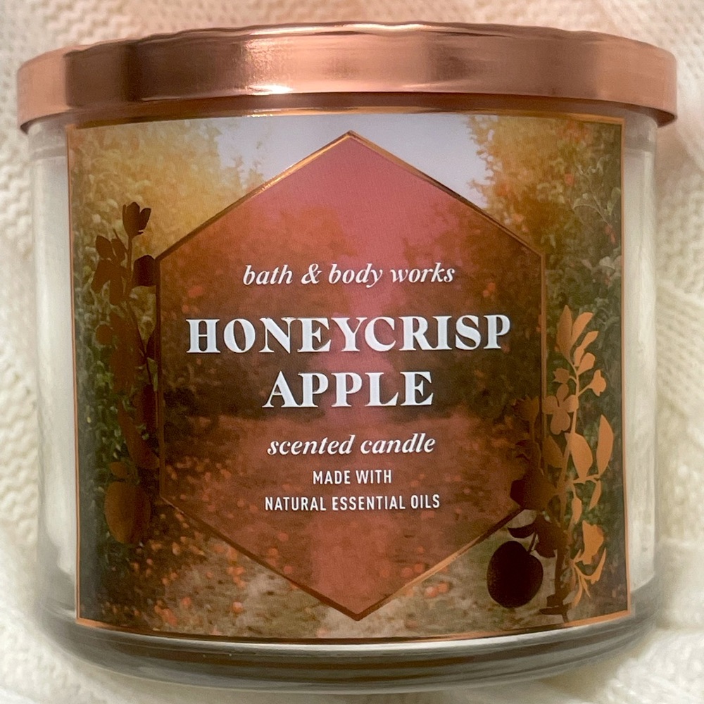 NEW Honeycrisp Apple Bath & Body Works 3-Wick Candle